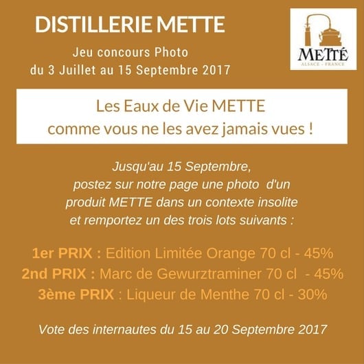 Concours - Distillerie Metté