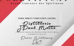 Certificat Grand Concours des Spiritueux Or - Distillerie Metté